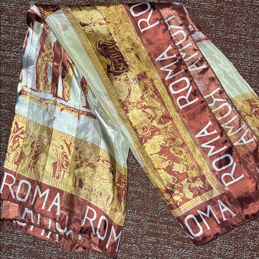 Roma silky square scarf‎
